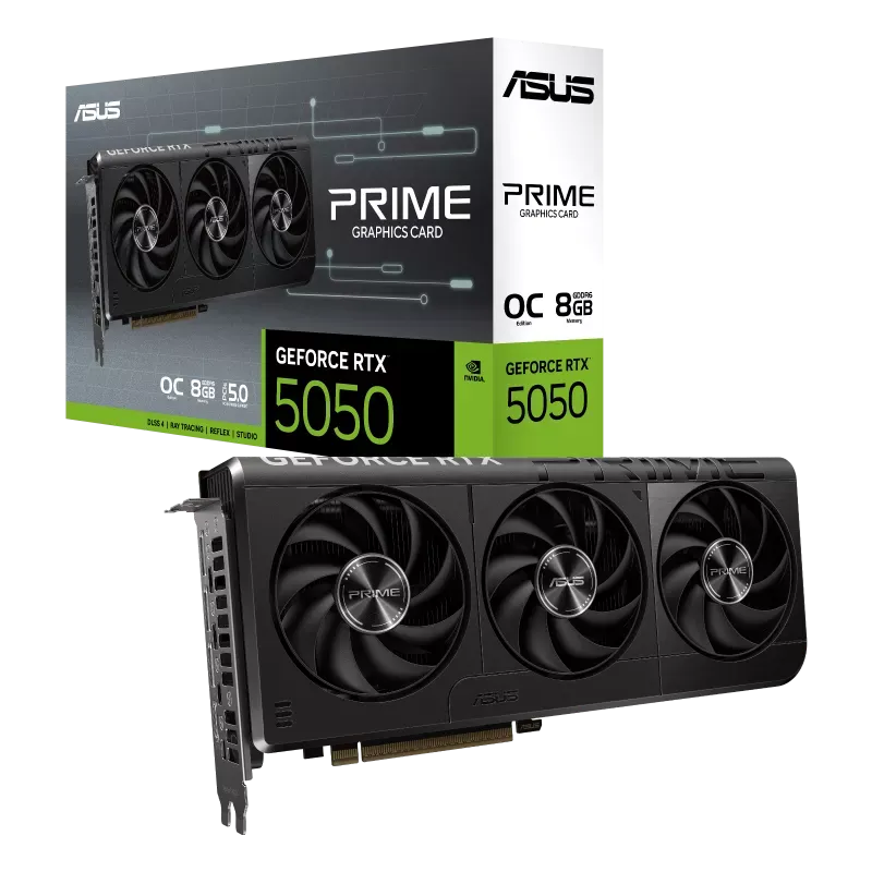 ASUS Prime GeForce RTX 5050 کارت گرافیک ASUS Prime GeForce RTX 5050 OC 8GB