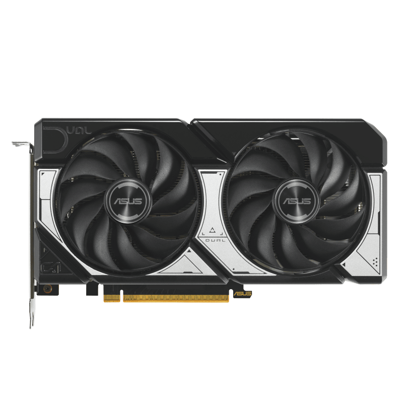 کارت گرافیک ASUS Dual RTX 5060 8GB GDDR7 OC نمای روبه‌رو