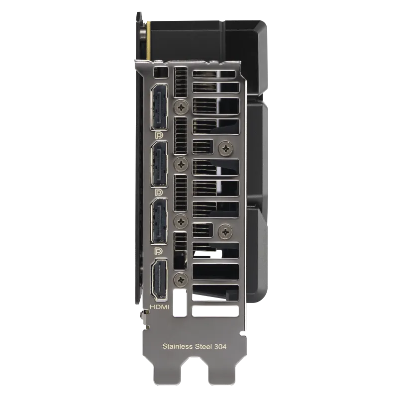 خروجیهای تصویر HDMI/DP پورتهای تصویر HDMI 2.1b و DisplayPort 2.1b روی ASUS Dual RTX 5060 Ti