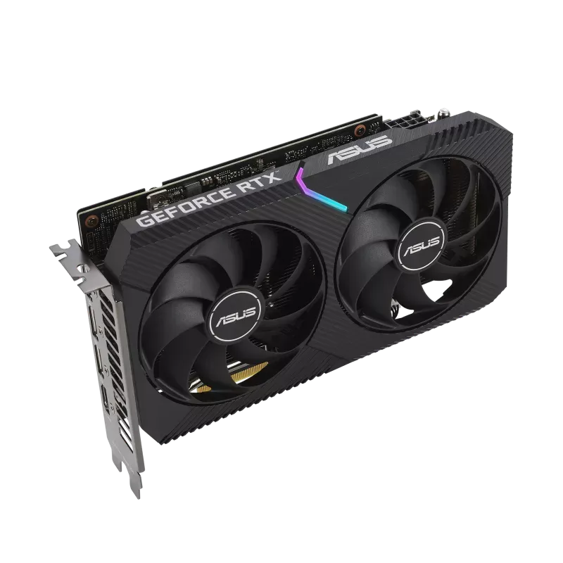کارت گرافیک RTX 3060 با فن‌های Axial-tech کم صدا و خنک