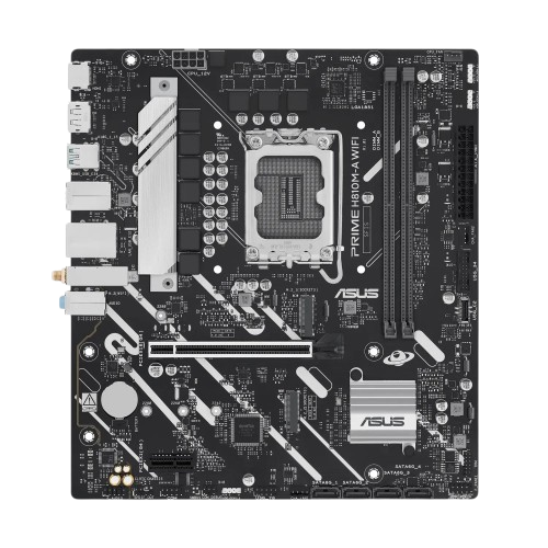 نمای روبه‌رو مادربرد ASUS PRIME H810M-A WIFI