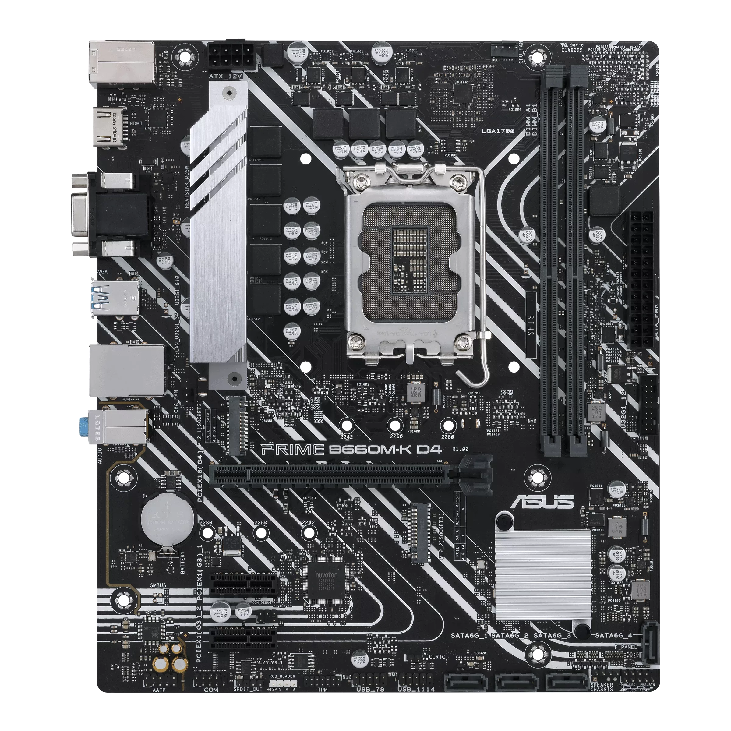 مادربرد ASUS PRIME B660M-K D4 با چیپست Intel B660 مادربرد ASUS PRIME B660M-K D4 با چیپست Intel B660