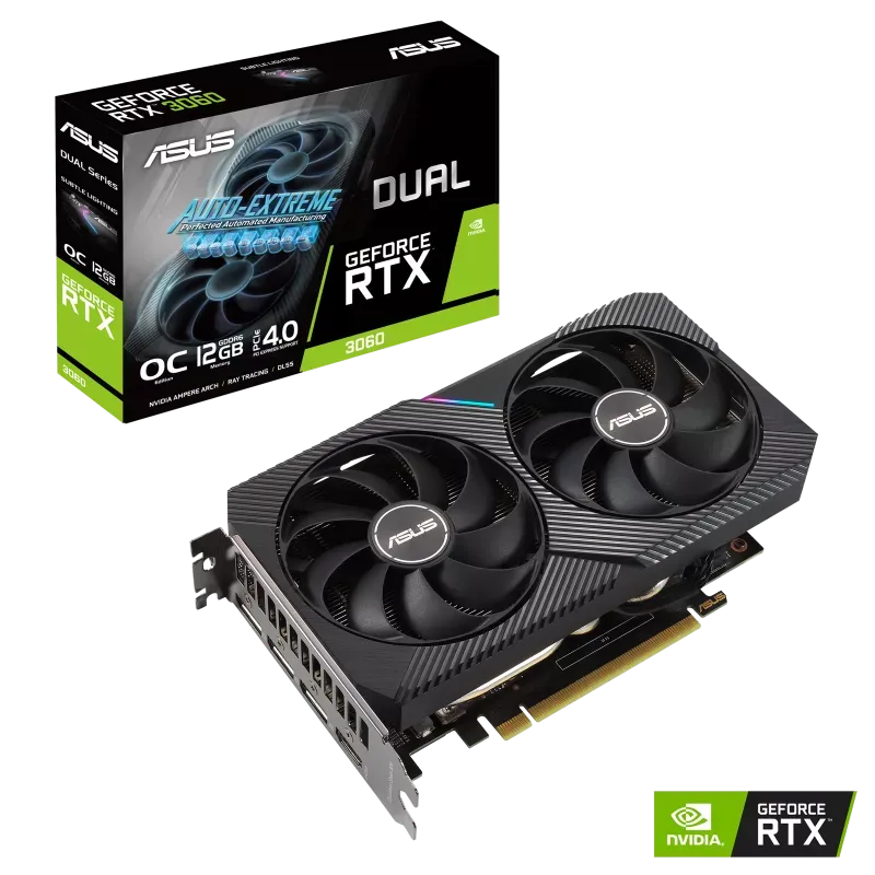 کارت گرافیک ASUS RTX 3060 با گارانتی معتبر ترسیم گران خرید کارت گرافیک RTX 3060 V2 OC از فروشگاه ترسیم گران