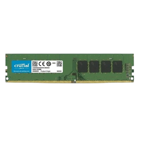 نمای روبرو Crucial 8GB DDR4 3200MHz