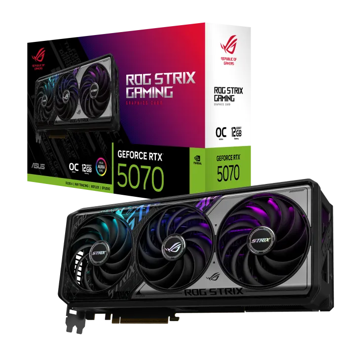 کارت گرافیک RTX 5070 کارت گرافیک ایسوس ROG Strix RTX 5070