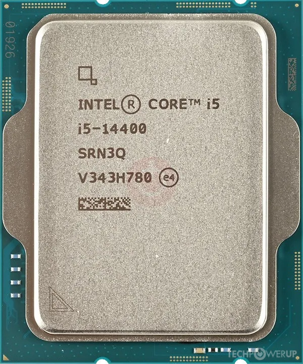 نمای نزدیک پردازنده Intel i5-14400 سیپییو Intel Core i5-14400 مناسب گیمینگ