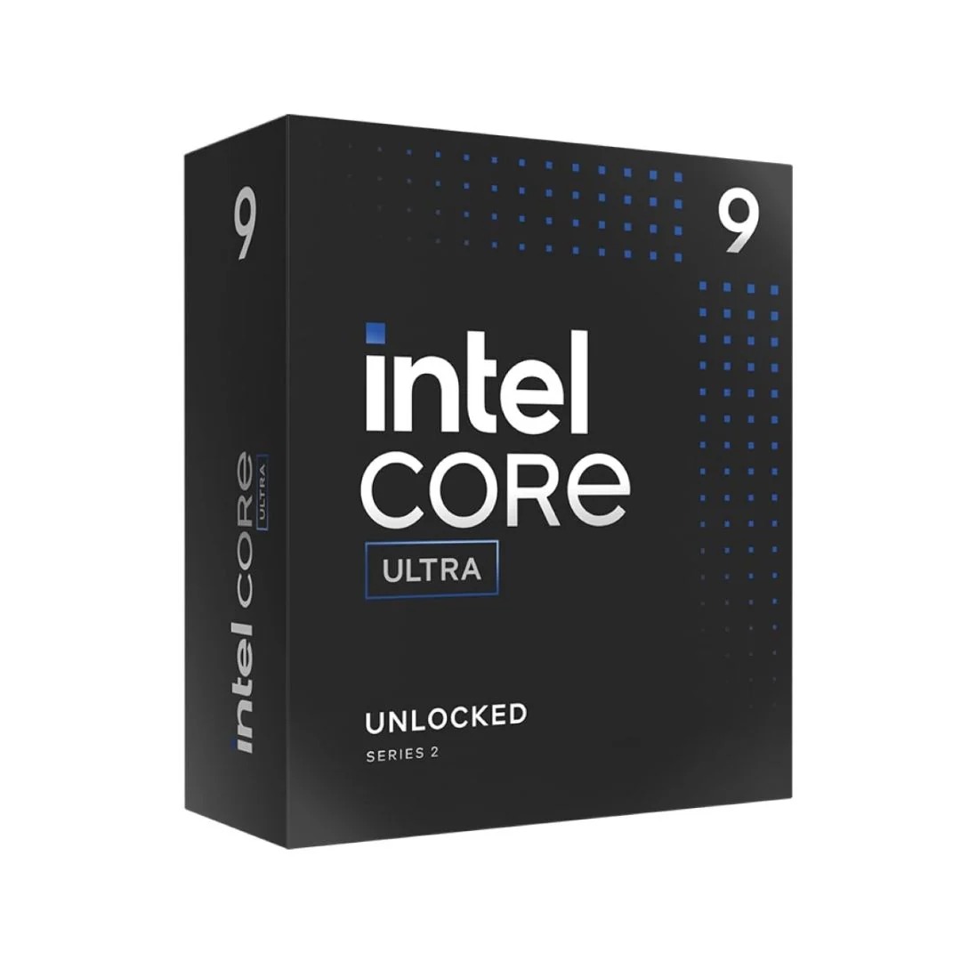 تصویر بسته‌بندی پردازنده Intel Core Ultra 9 285K سری Core Ultra 9