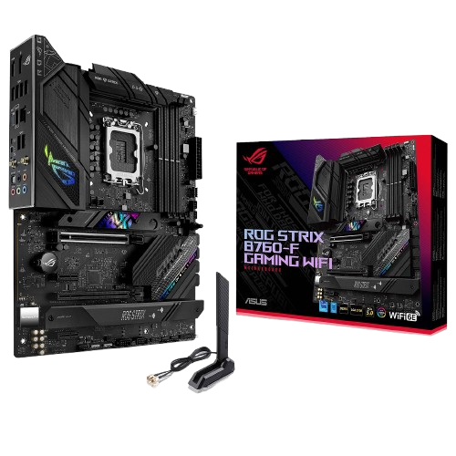 خرید مادربرد گیمینگ ایسوس با گارانتی ترسیمگران مادربرد ایسوس B760-F ROG STRIX برای سیستمهای گیمینگ اسمبل شده