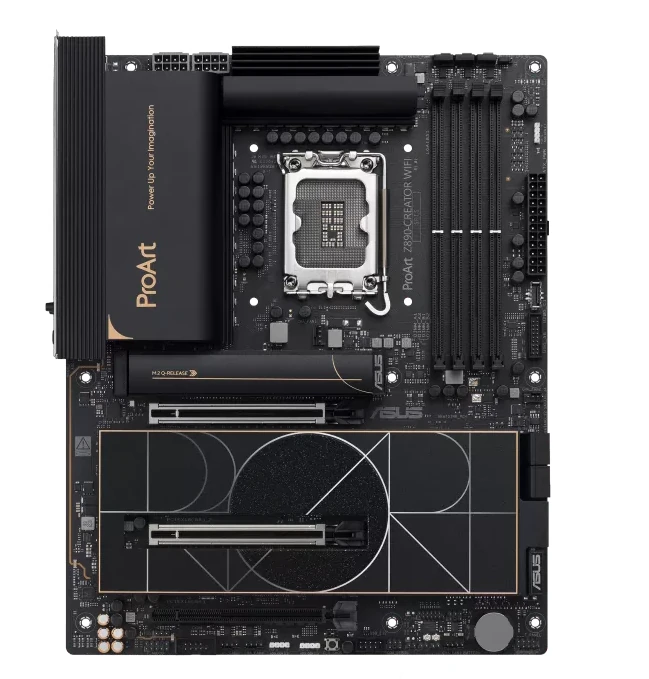 ASUS ProArt Z890-CREATOR WiFi DDR5 Motherboard تصویر مادربرد ASUS ProArt Z890-CREATOR WiFi DDR5 مناسب طراحی و رندرینگ