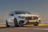 نمای جلو مرسدس-AMG A45 S در حال حرکت