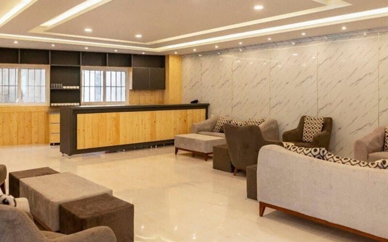 فضای نشیمن لابی هتل دیاموند قشم