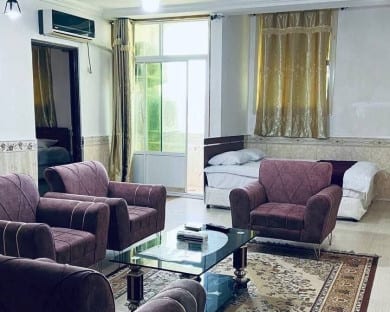 فضای داخلی هتل آپارتمان شادناز ۲ قشم
