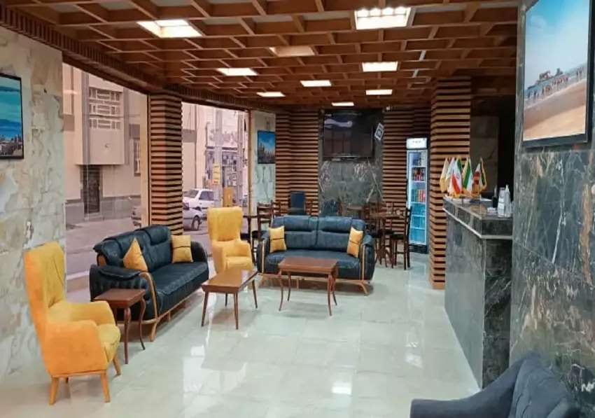 فضای نشیمن لابی هتل ویهان قشم